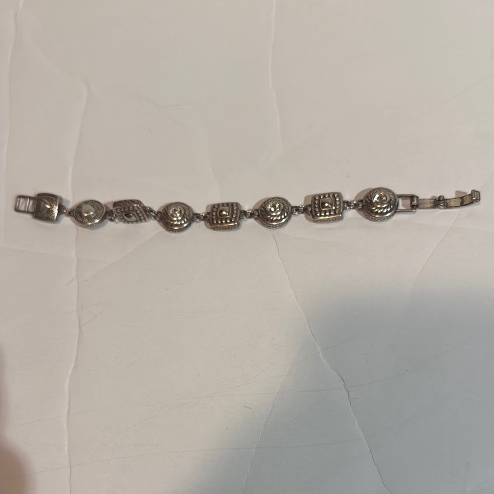 Brighton Silver Bracelet with Intricate Design